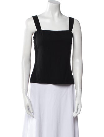 Reformation Square Neckline Sleeveless Crop Top