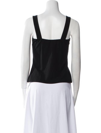 Reformation Square Neckline Sleeveless Crop Top
