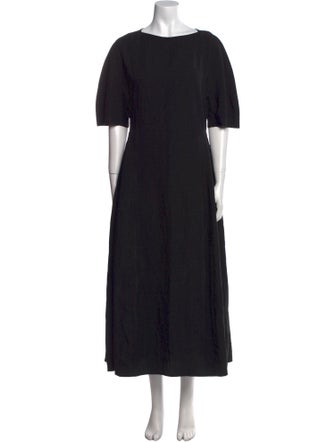 Reformation Bateau Neckline Long Dress