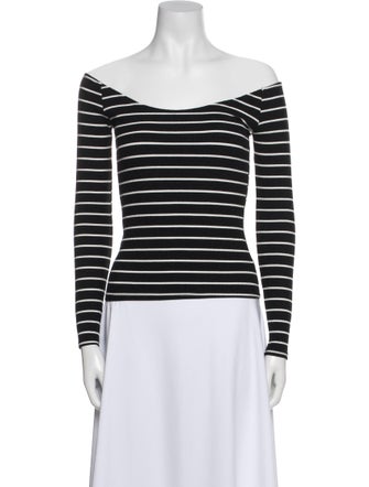 Reformation Striped Off-The-Shoulder Top