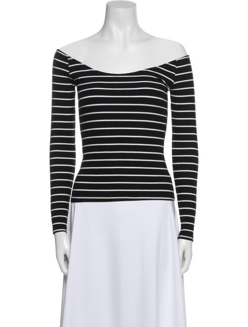 Reformation Striped Off-The-Shoulder Top