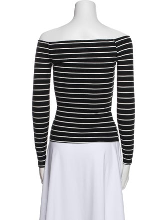 Reformation Striped Off-The-Shoulder Top