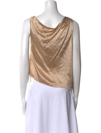 Reformation Silk Cowl Neck Top