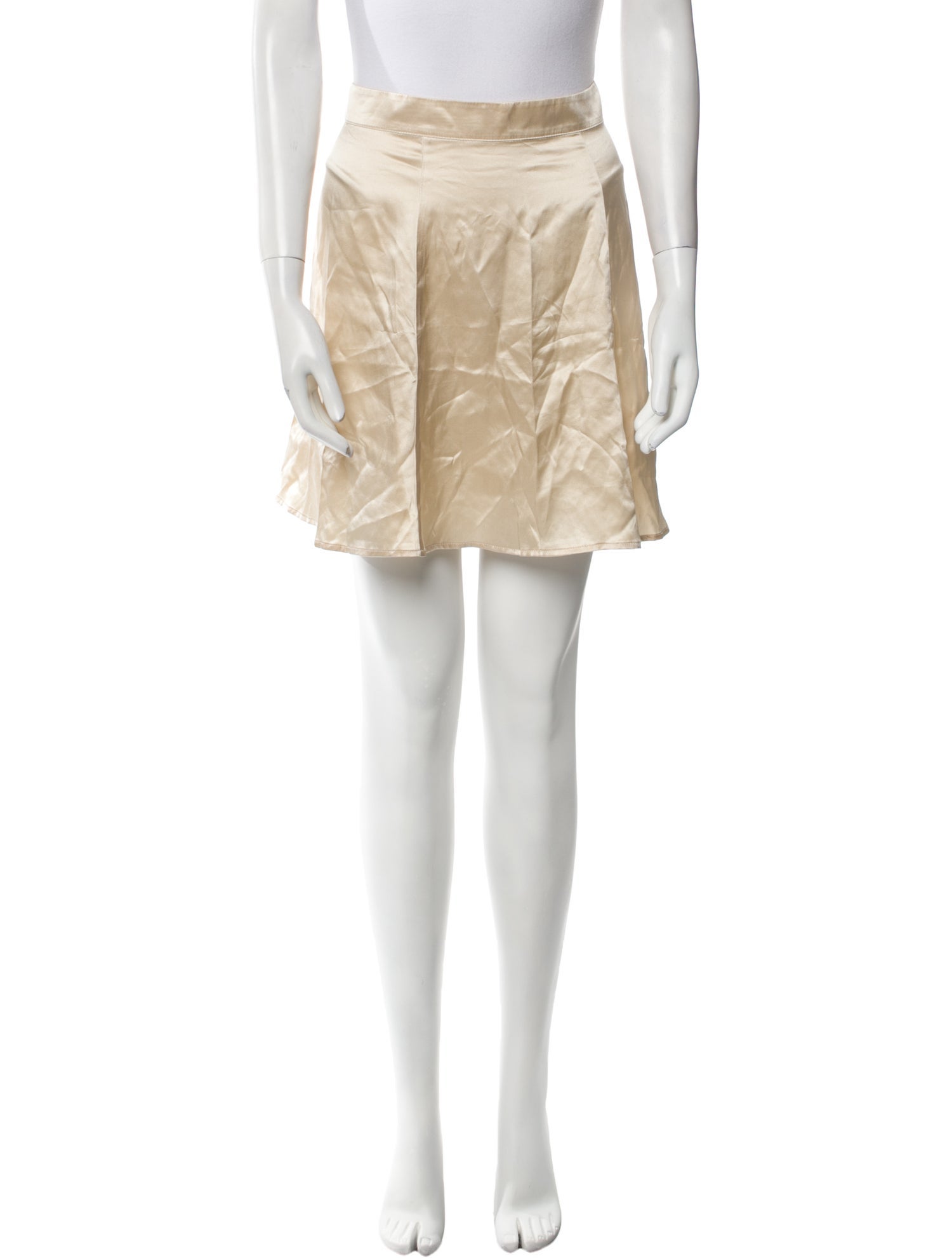 Reformation Silk Mini Skirt