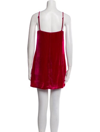 Reformation V-Neck Mini Dress