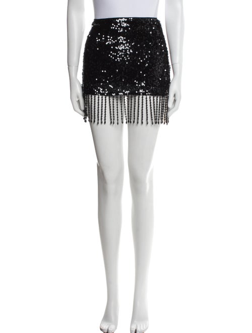 Reformation Sequin Embellishments Mini Skirt