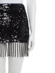 Reformation Sequin Embellishments Mini Skirt