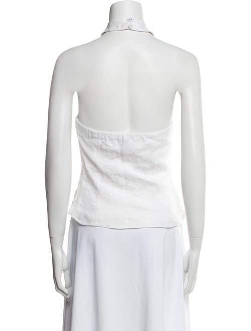 Reformation Linen V-Neck Top