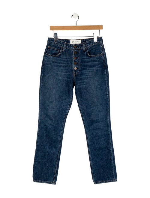 Reformation Mid-Rise Straight Leg Jeans