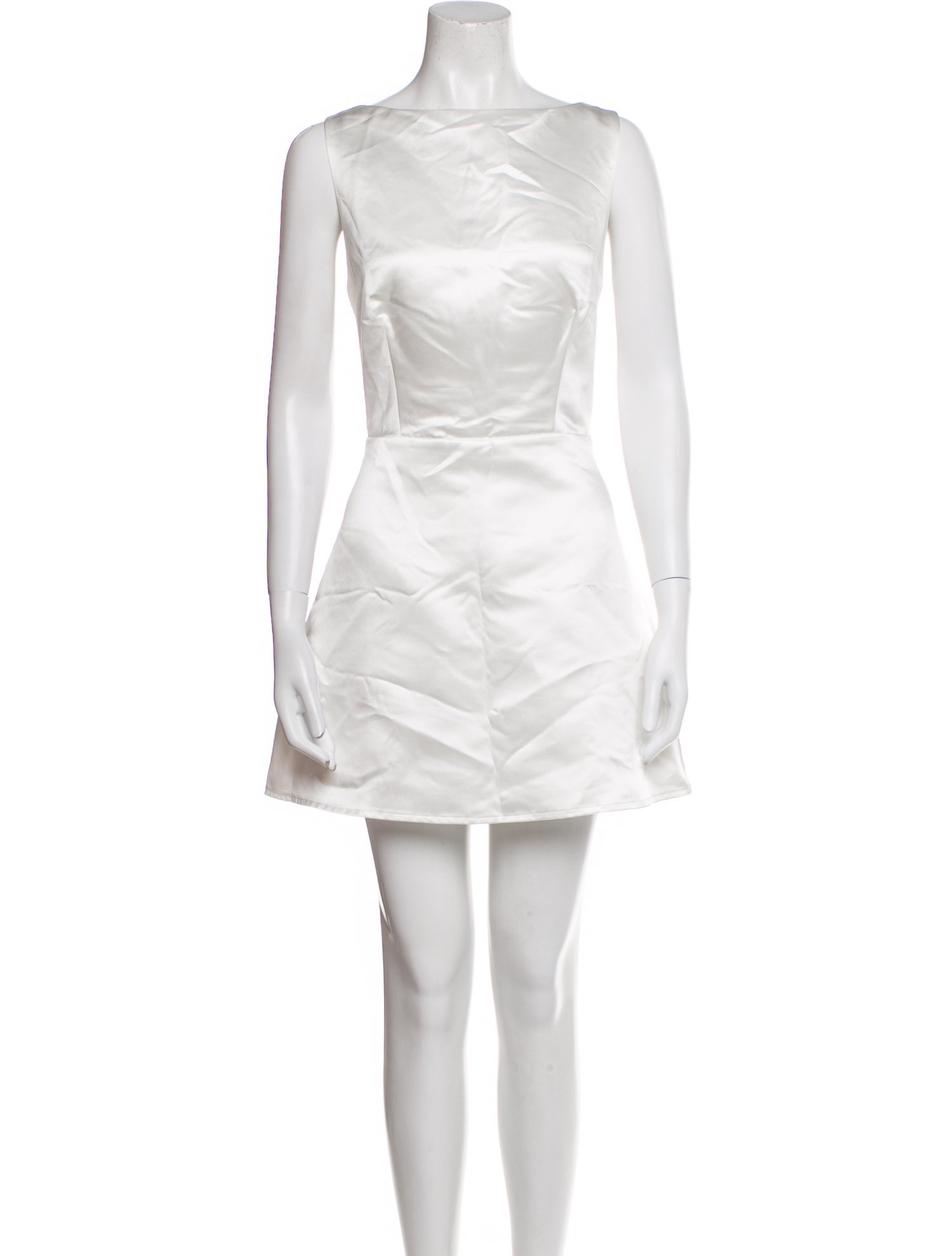 Reformation Bateau Neckline Mini Dress