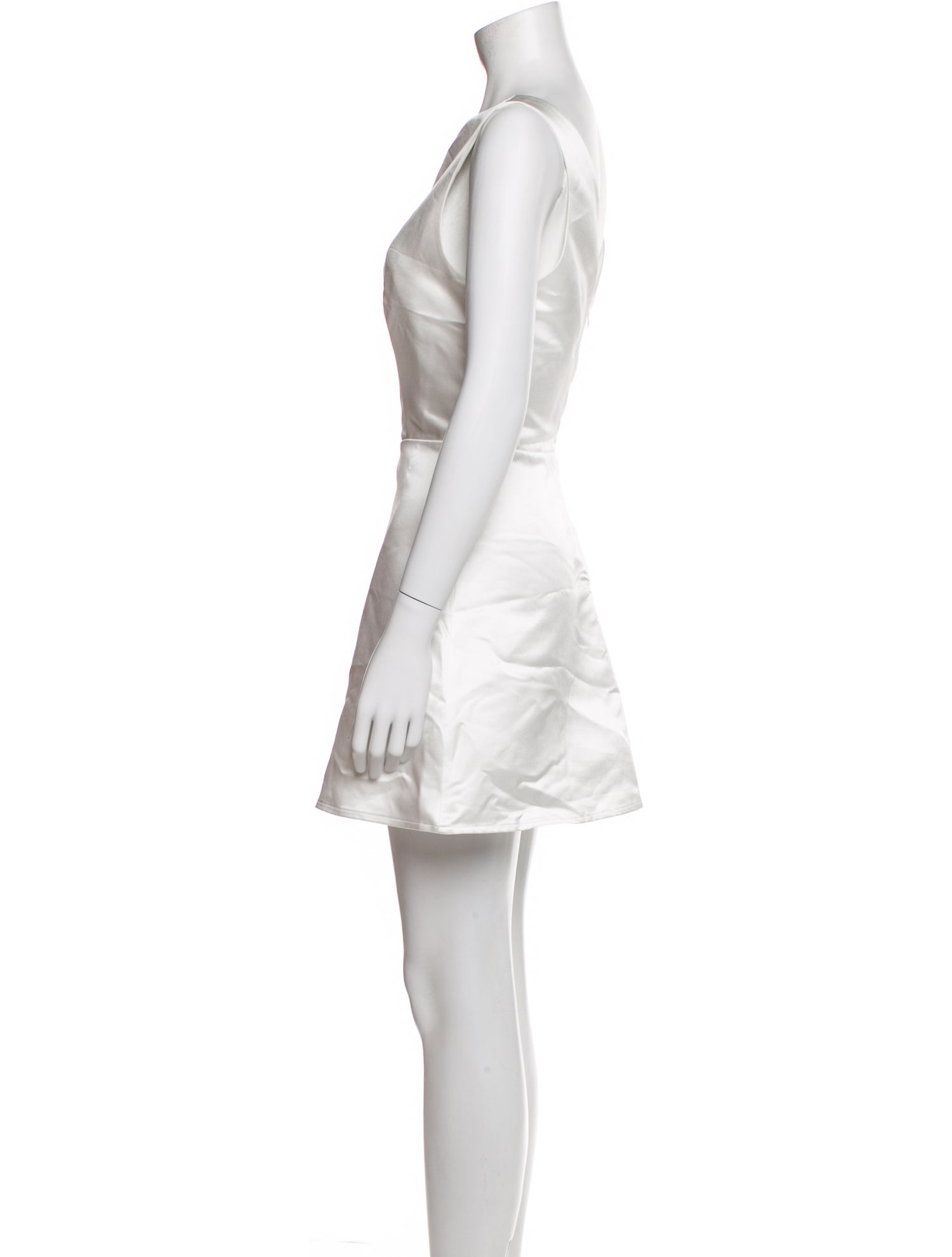 Reformation Bateau Neckline Mini Dress