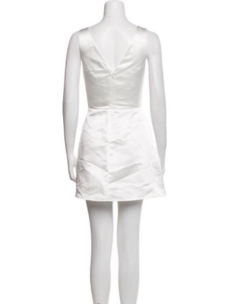 Reformation Bateau Neckline Mini Dress