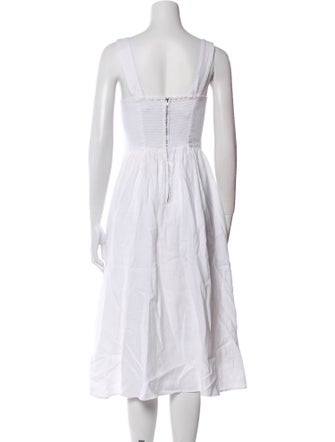 Reformation Linen Midi Length Dress