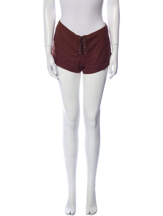 Reformation Linen Mini Shorts