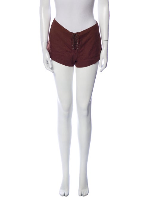 Reformation Linen Mini Shorts