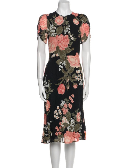 Reformation Floral Print Mini Dress