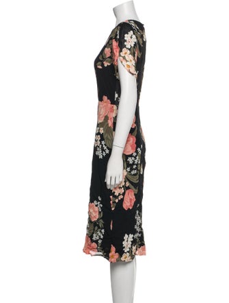Reformation Floral Print Mini Dress