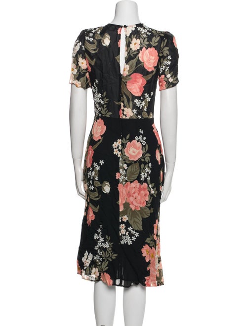 Reformation Floral Print Mini Dress