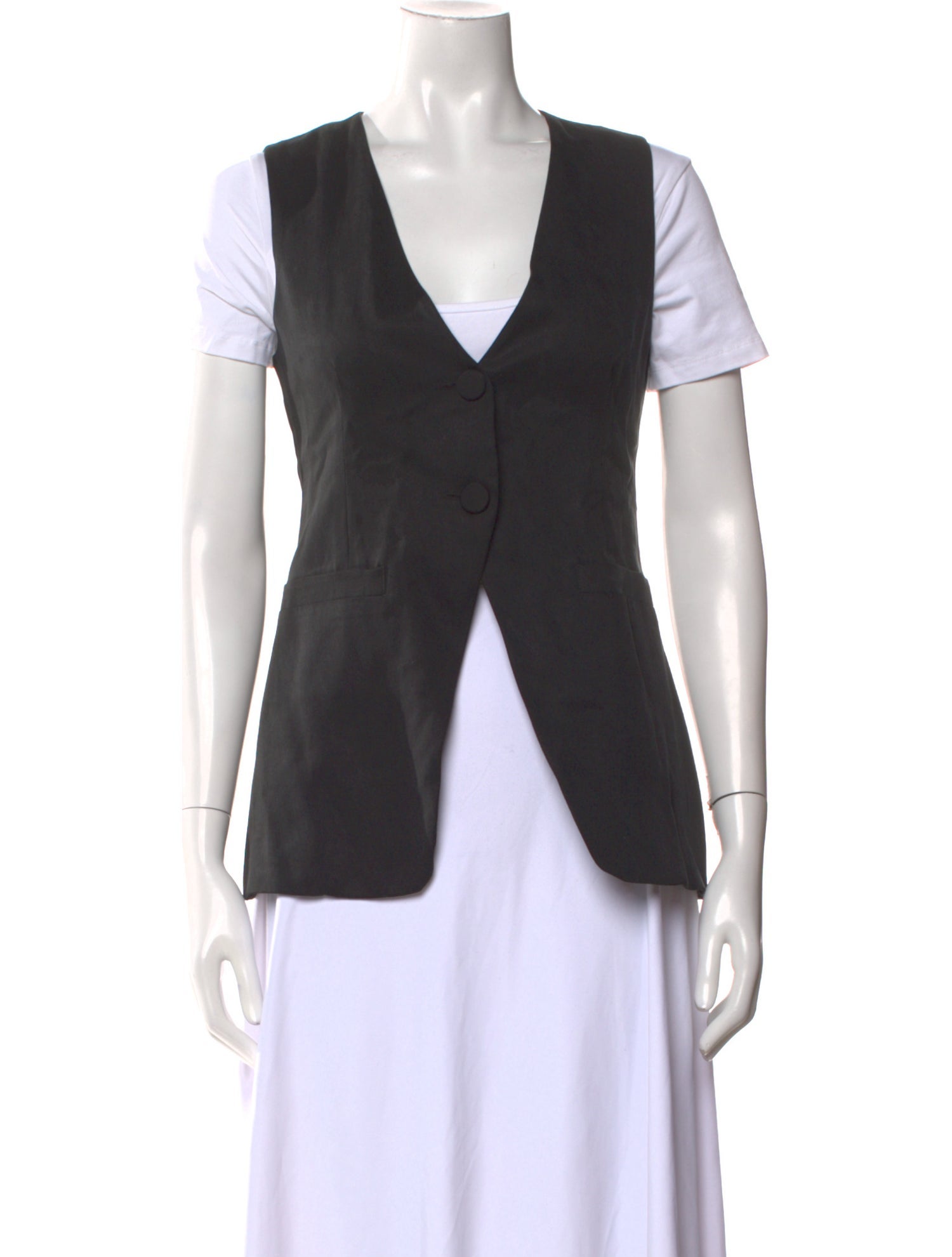 Reformation V-Neck Short Sleeve Top