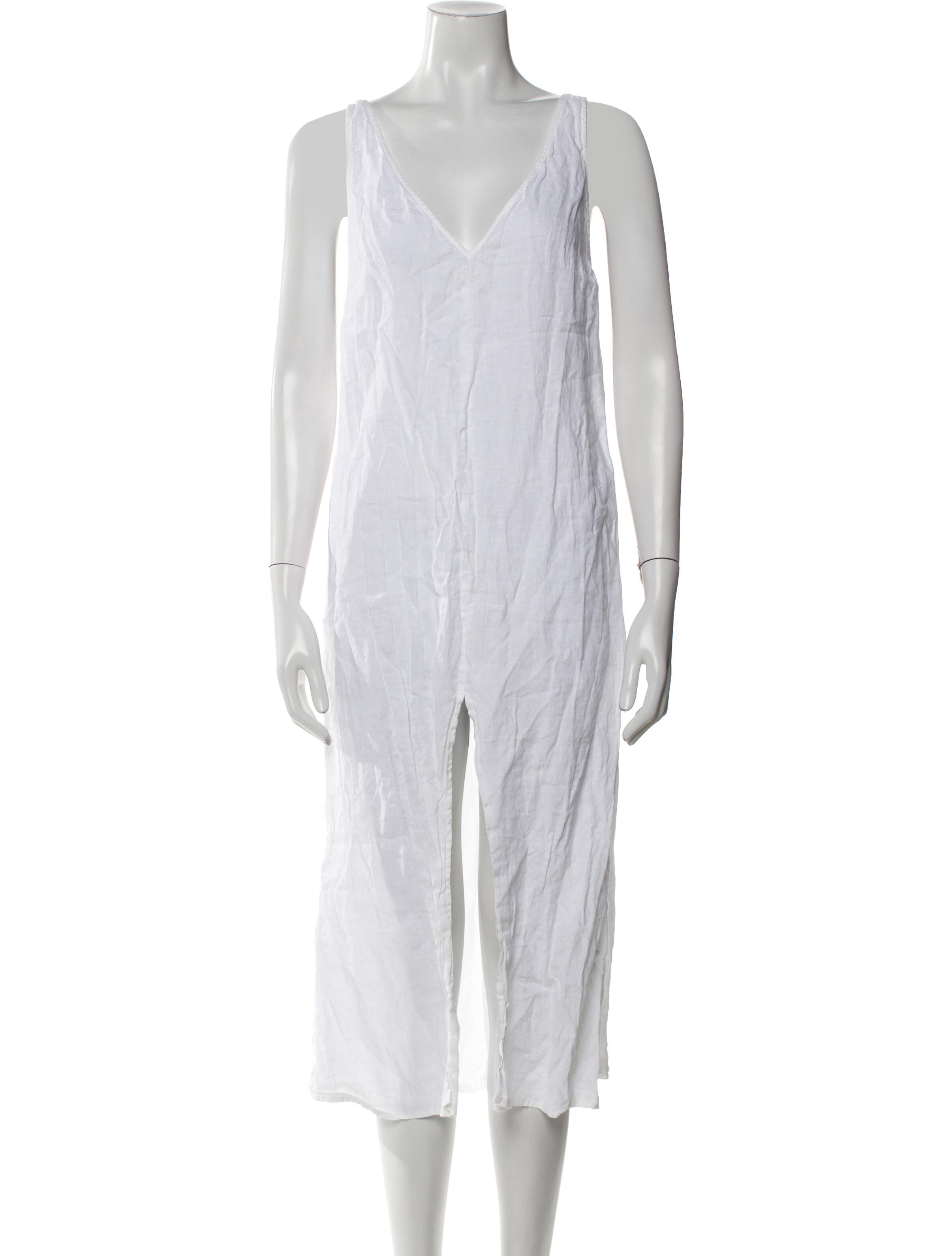 Reformation Linen Midi Length Dress