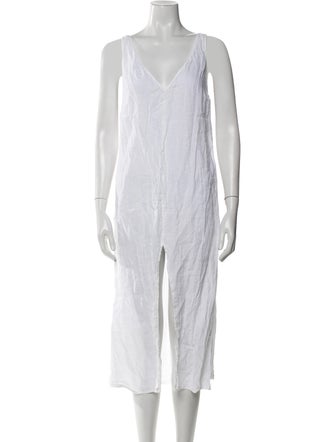 Reformation Linen Midi Length Dress