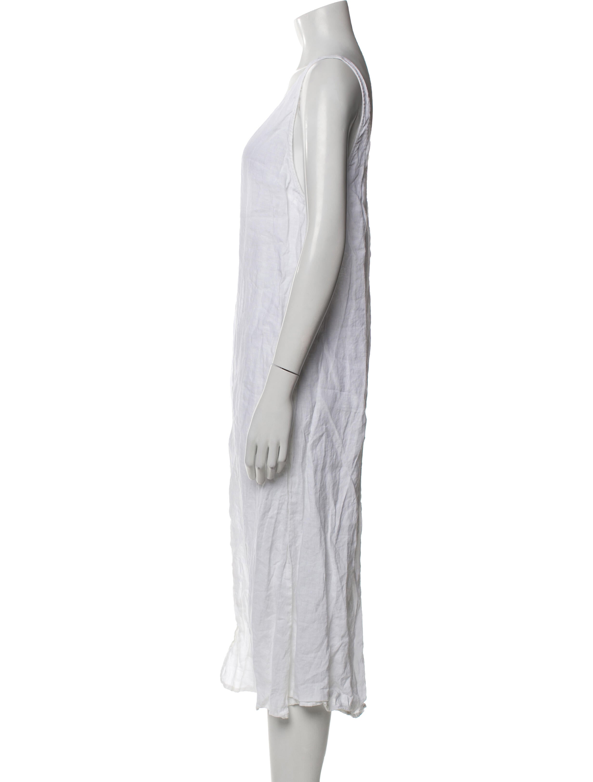 Reformation Linen Midi Length Dress