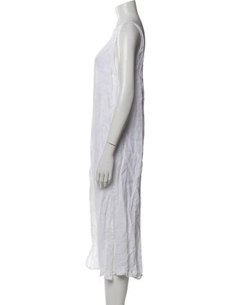 Reformation Linen Midi Length Dress