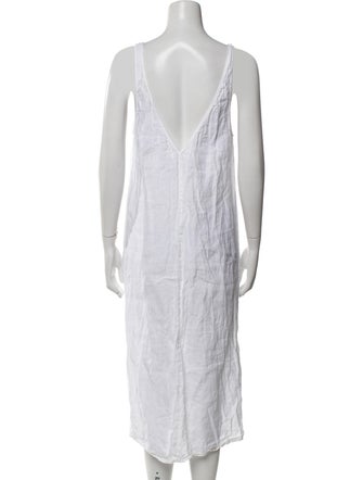 Reformation Linen Midi Length Dress