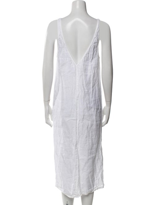 Reformation Linen Midi Length Dress