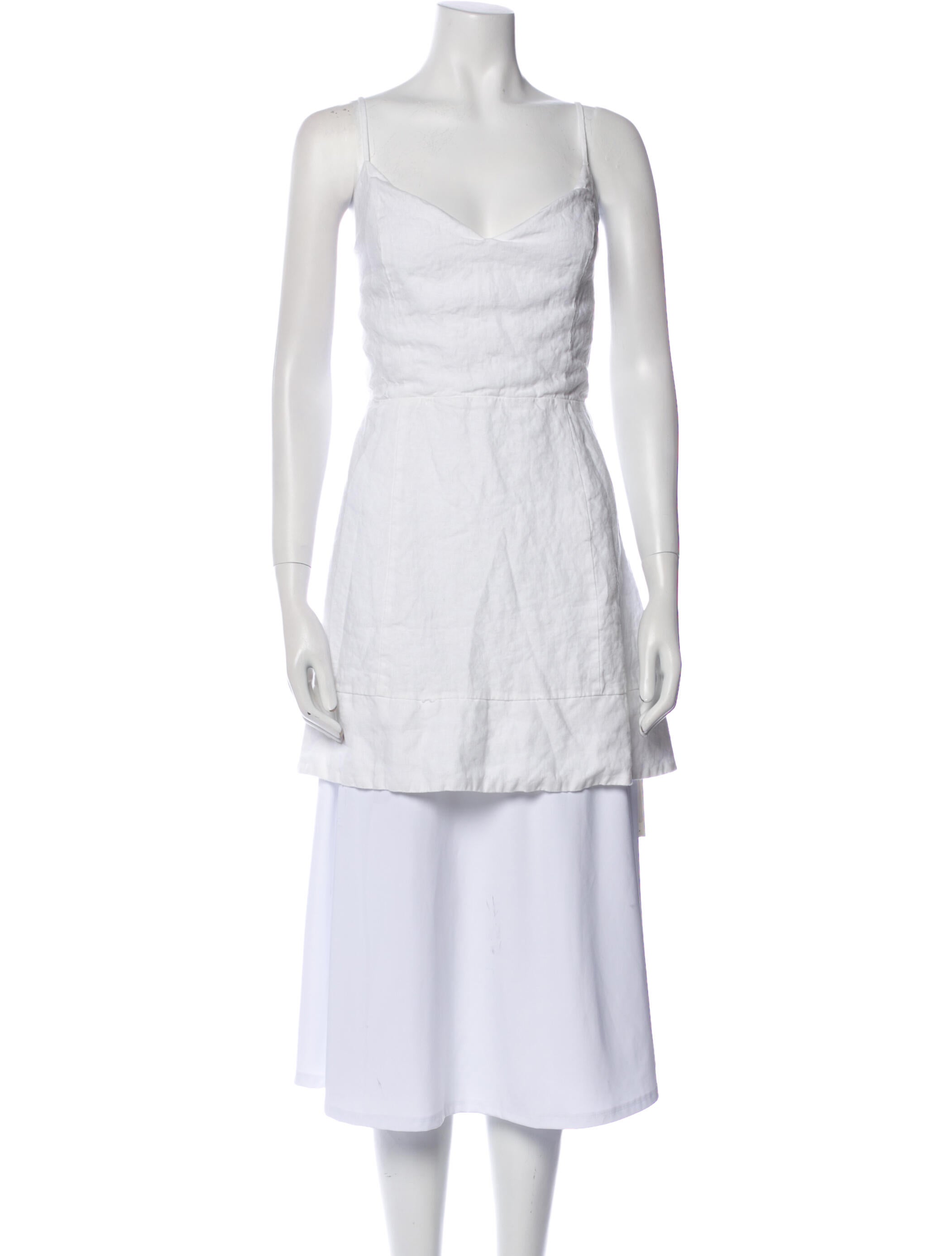 Reformation Linen Cowl Neck Tunic