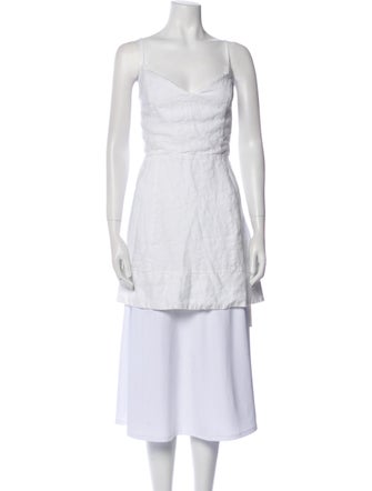 Reformation Linen Cowl Neck Tunic