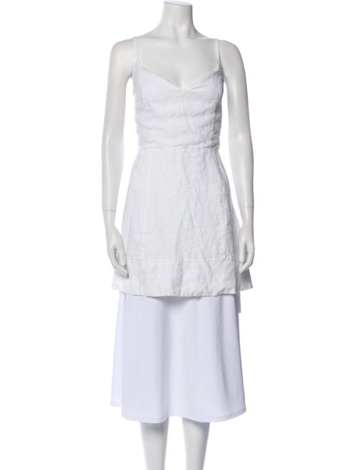 Reformation Linen Cowl Neck Tunic