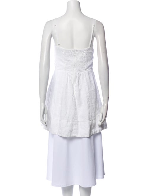 Reformation Linen Cowl Neck Tunic