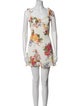 Reformation Floral Print Mini Dress