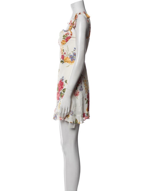 Reformation Floral Print Mini Dress