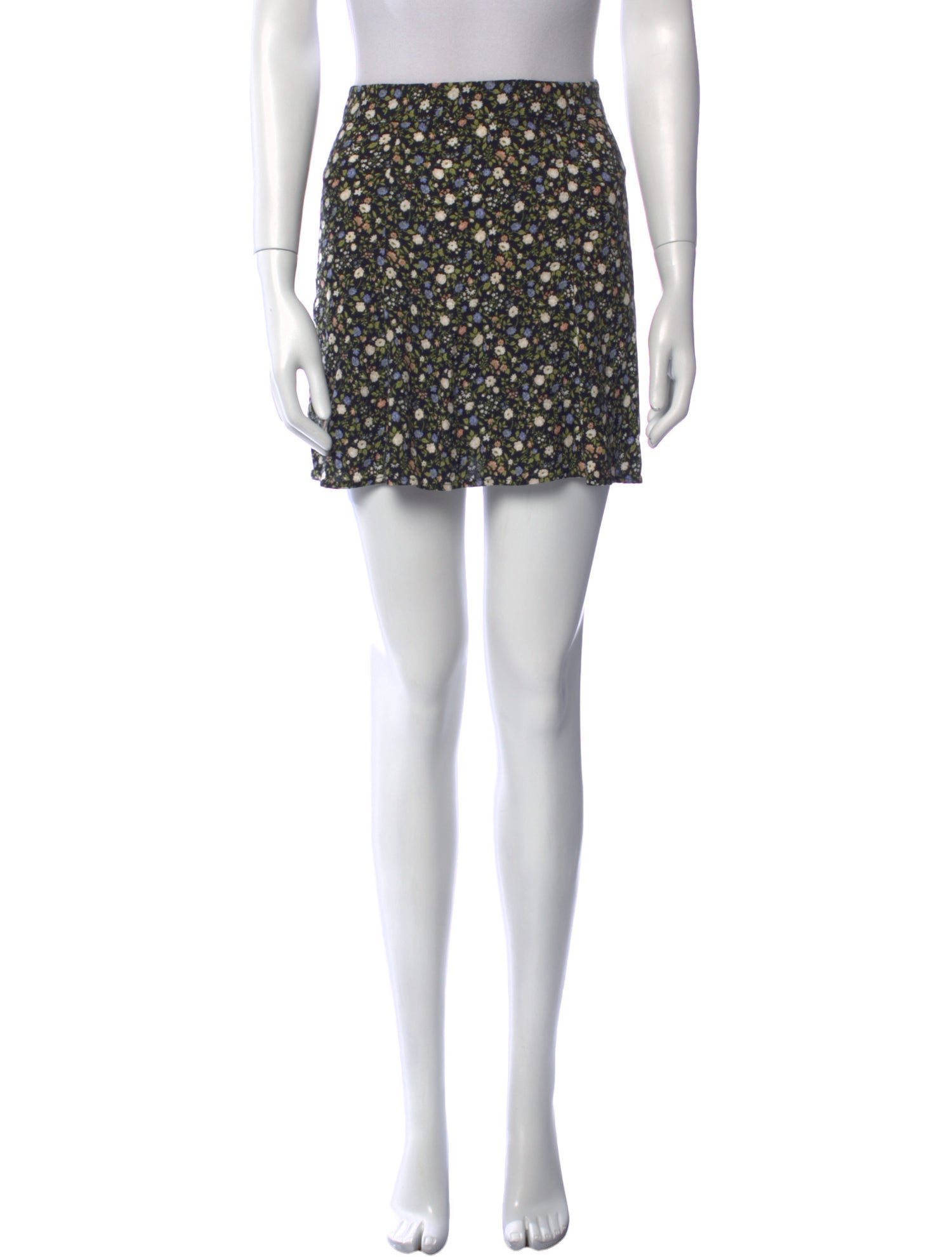 Reformation Printed Mini Skirt