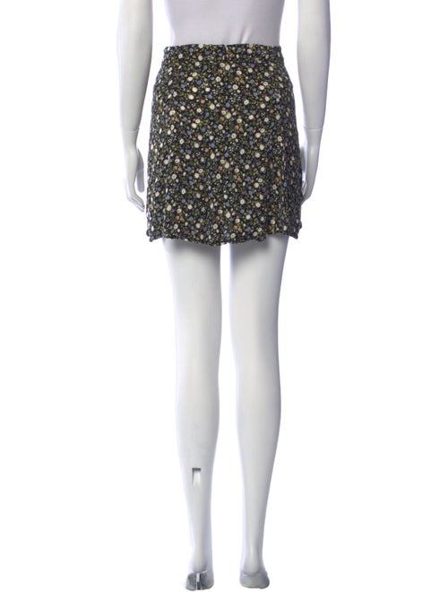 Reformation Printed Mini Skirt