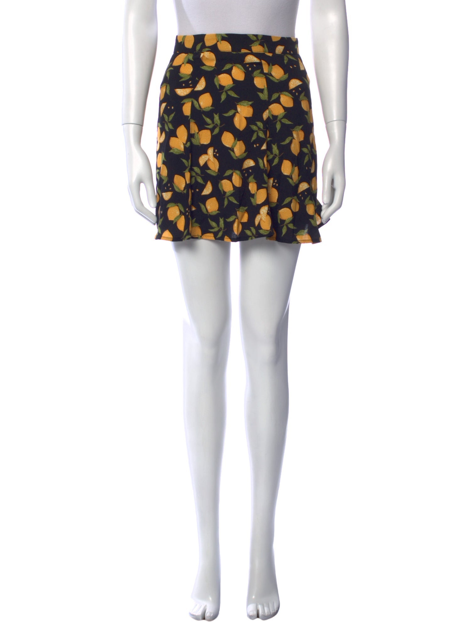 Reformation Printed Mini Skirt