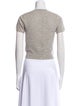 Reformation Cashmere Crew Neck Crop Top