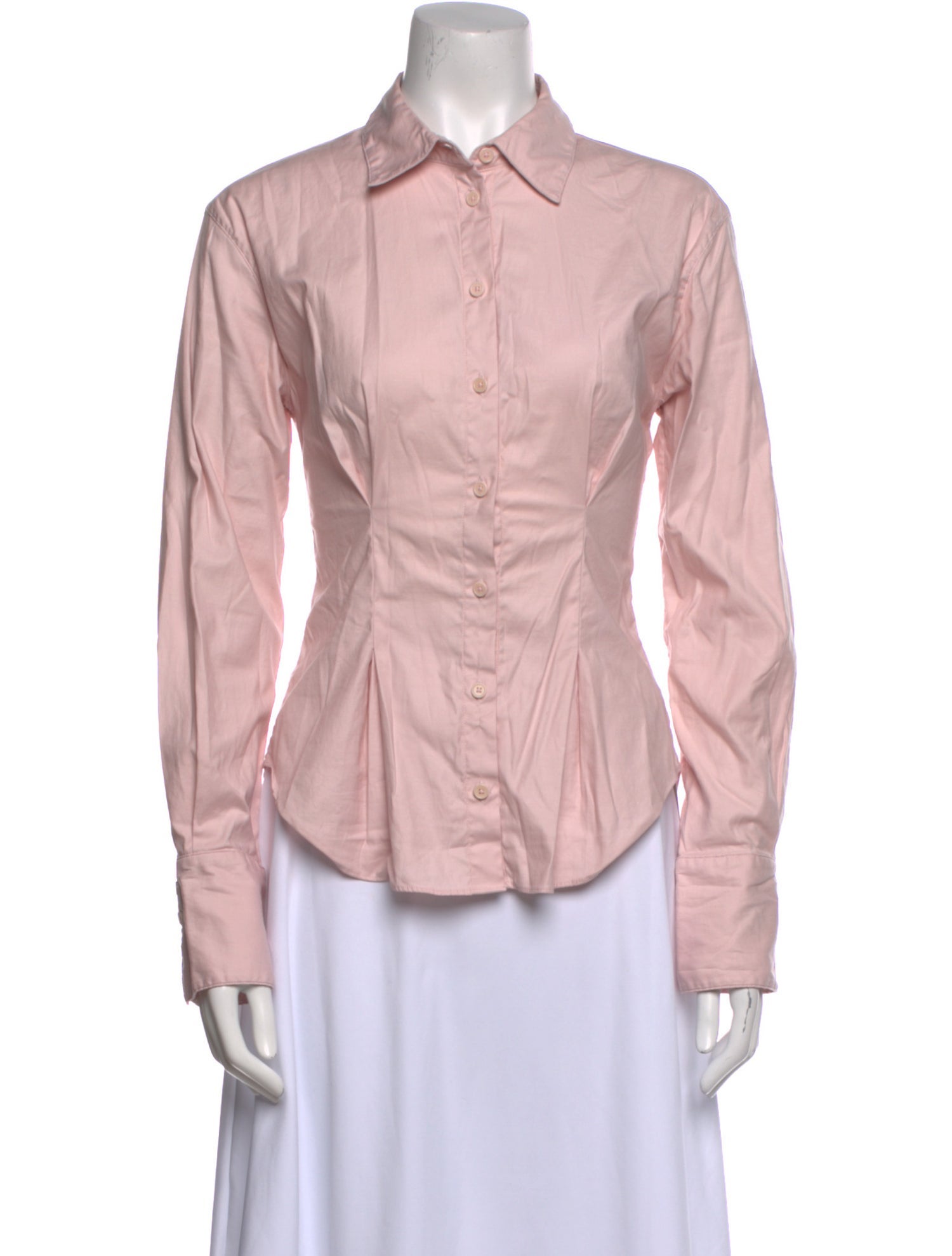 Reformation Long Sleeve Button-Up Top