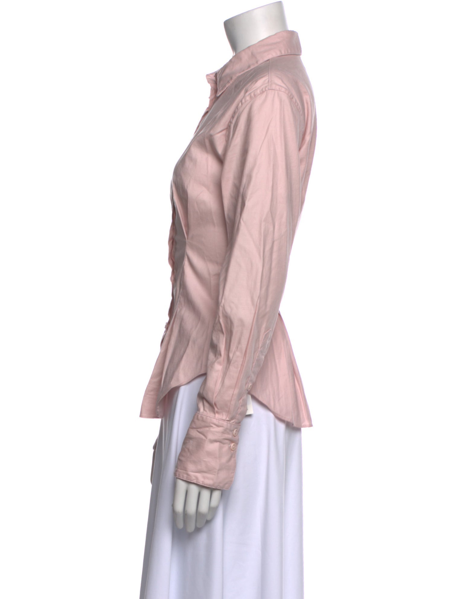 Reformation Long Sleeve Button-Up Top