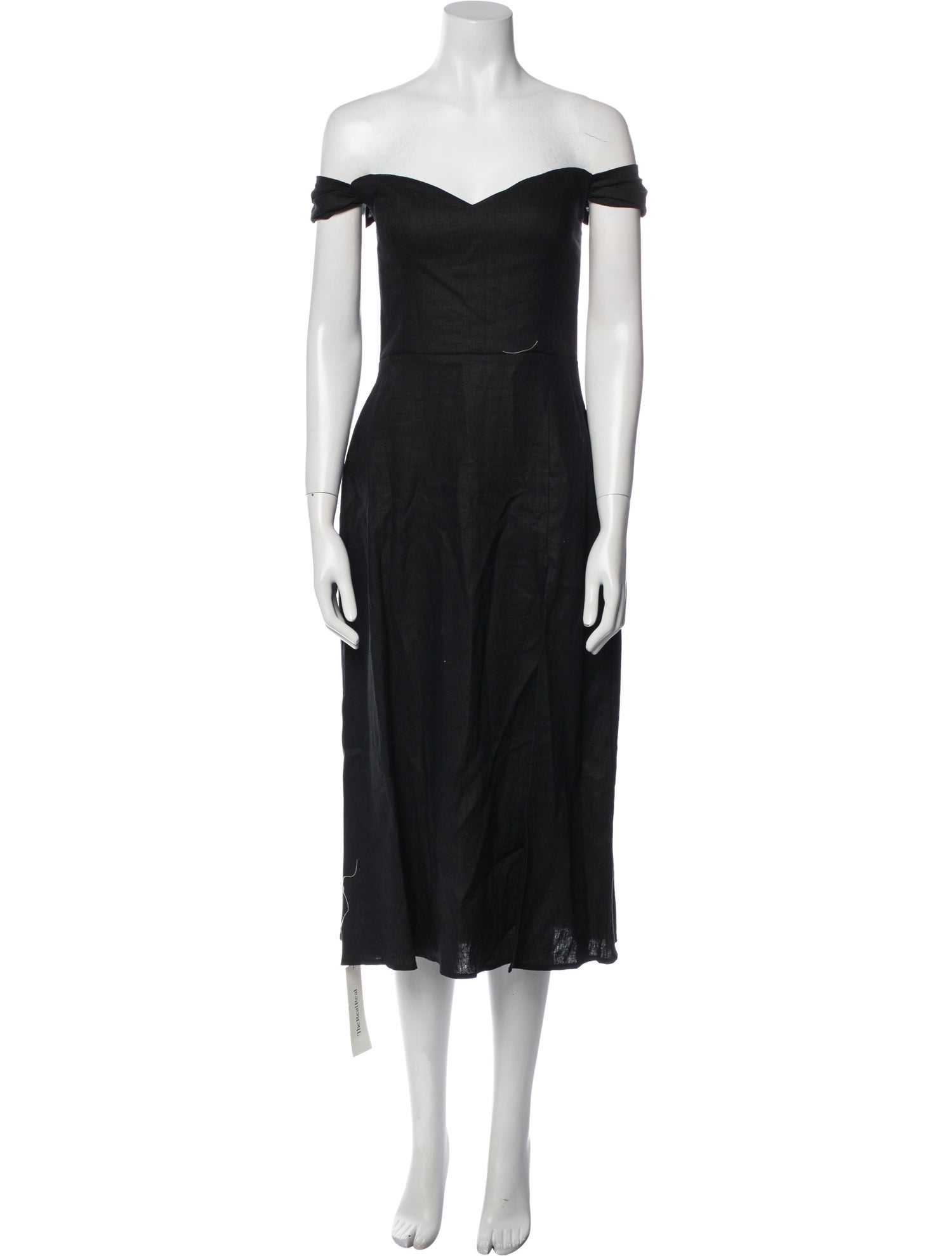 Reformation Linen Midi Length Dress