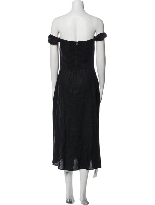 Reformation Linen Midi Length Dress