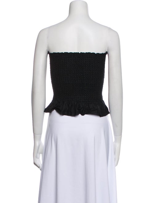 Reformation Linen Strapless Crop Top