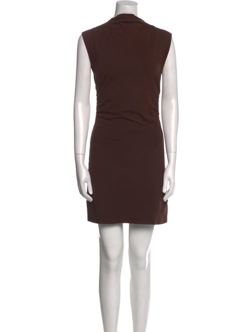 Reformation Mock Neck Mini Dress
