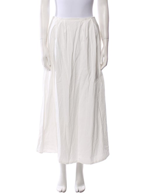 Reformation Pleated Accents Midi Length Skirt