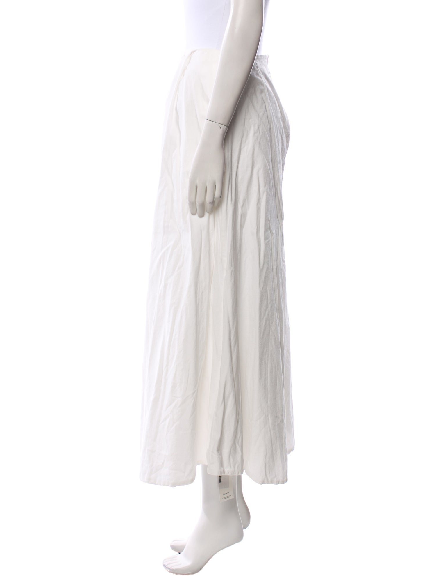 Reformation Pleated Accents Midi Length Skirt