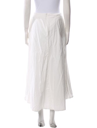 Reformation Pleated Accents Midi Length Skirt