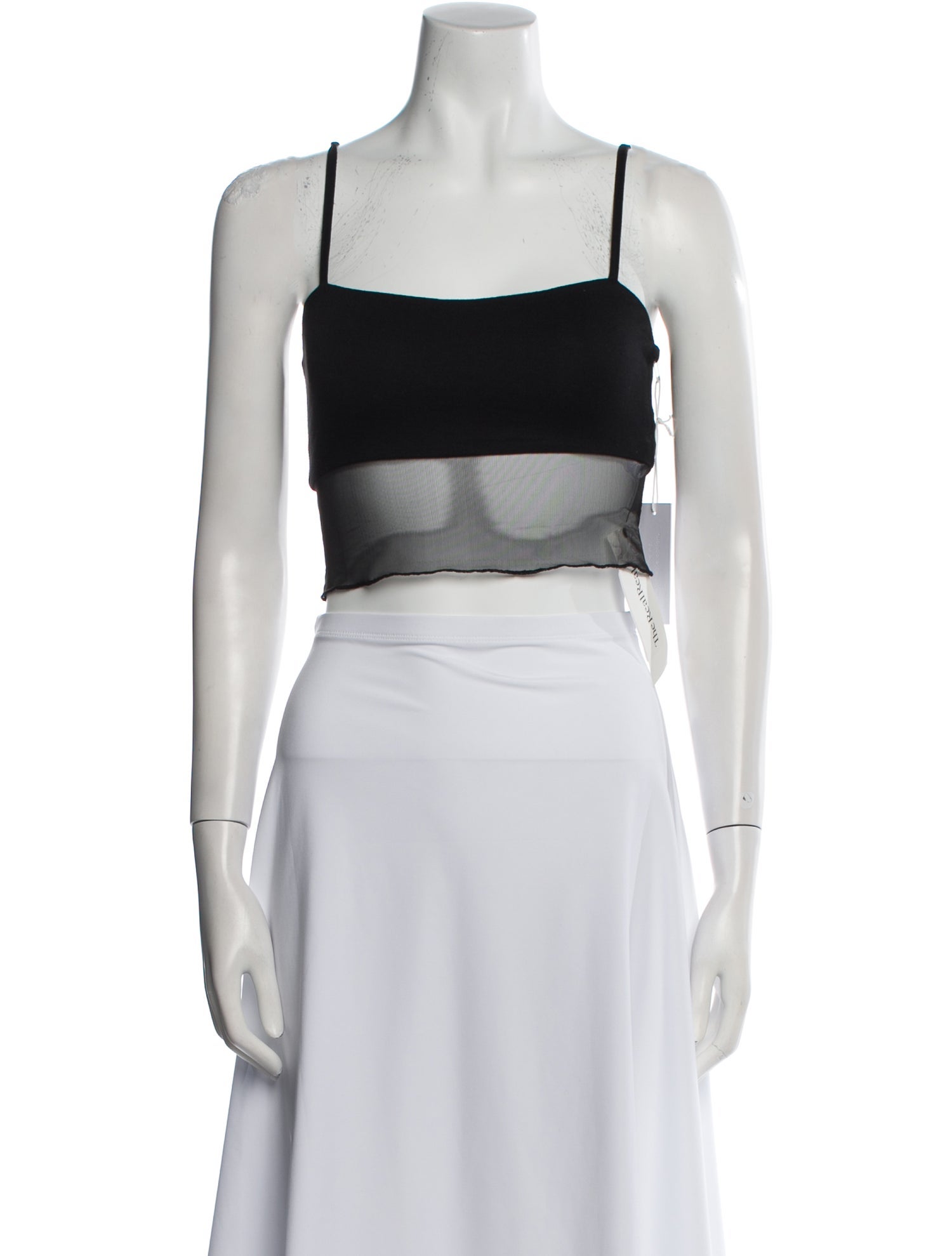 Reformation Square Neckline Sleeveless Crop Top w/ Tags