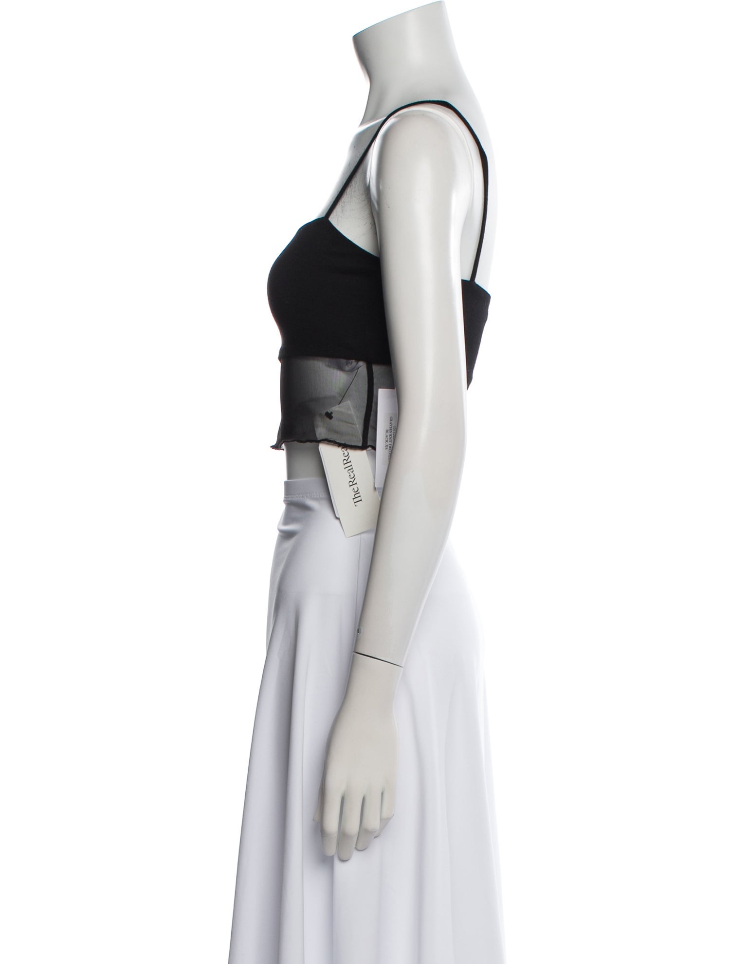Reformation Square Neckline Sleeveless Crop Top w/ Tags